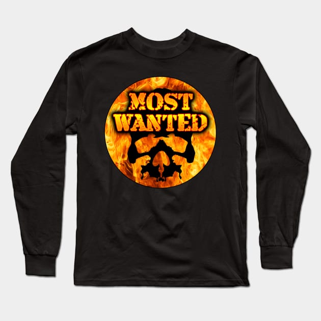 RUST DEVILS - Most Wanted Long Sleeve T-Shirt by RustDevilDesigns